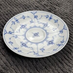 Royal Copenhagen Blue Fluted Plain Saucer Plate #2199 Denmark 6.5"